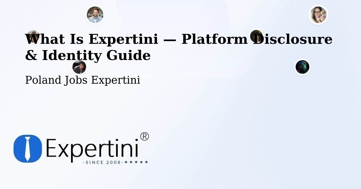 What Is Expertini — Platform Disclosure & Identity Guide – Sierpc